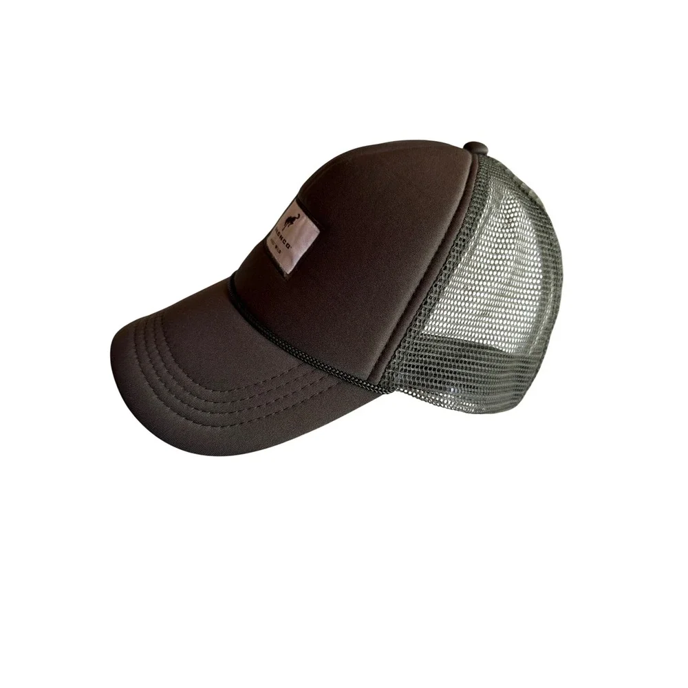 Ford Bronco Trucker Hat Olive Green Built Wild Snapback Rope Foam Mesh Cap
